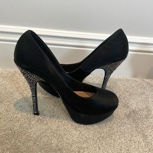 Steve Madden Platform Rhinestone Shoes